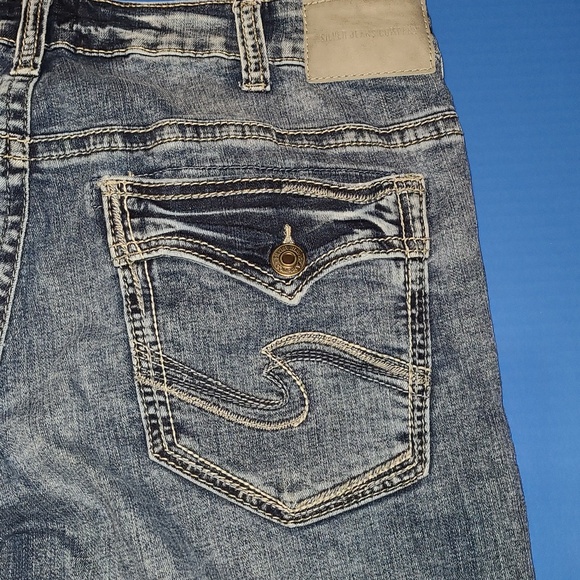 Men's SILVER ZAC BLUE Jeans SIZE 36x30 - Picture 3 of 15